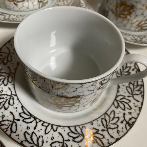 Gabbay Fine China Tea Cup & Saucer Set - Picture 4 of 9